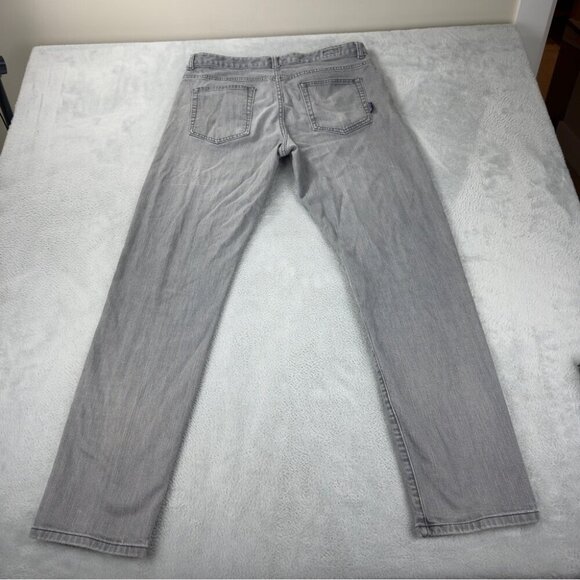 Patagonia Men's Size 35x32 Grey Straight Leg Jeans Iron Clad Denim 100% Organic - Picture 6 of 12